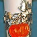 Magic Pumpkin Ring in Fire Opal and Sterling Silver
