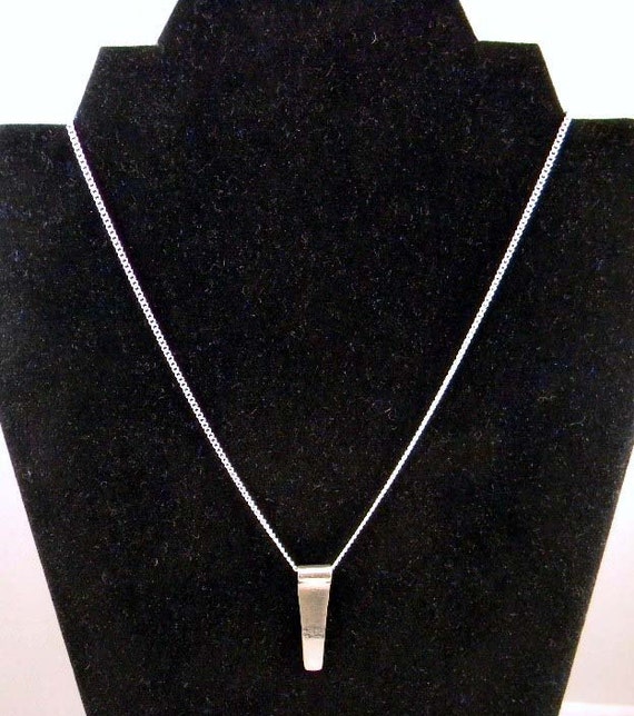 Sterling Silver Unisex Necklace by EVRCreations on Etsy