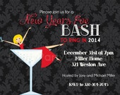 DAMASK NEW YEARS party invitation - You Print Il_170x135