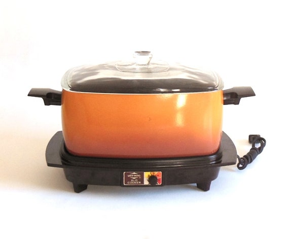 West Bend Slow Cooker Oblong Vintage 1980s Small Appliances
