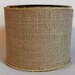 Burlap Wired Ribbon 4" Natural Jute, THREE YARDS Offray Burlap Wire Edge