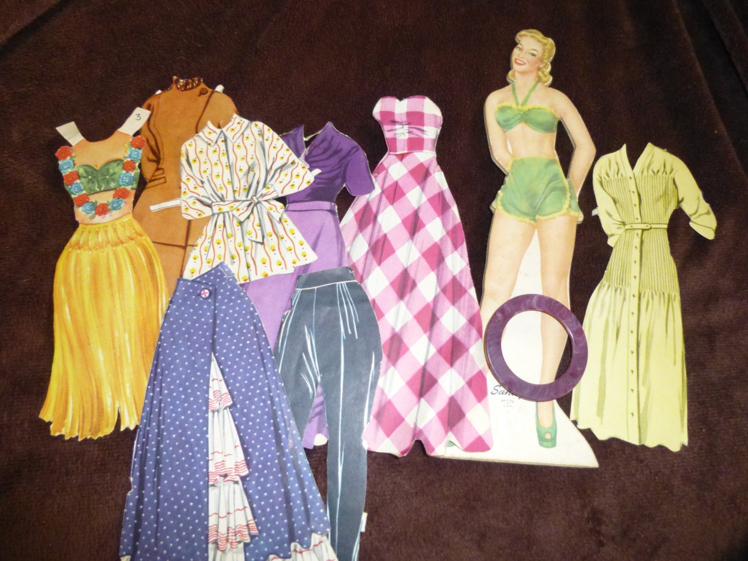 1950s paper dolls