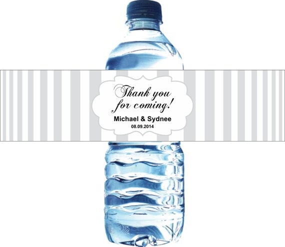 175 Wedding Water Bottle Labels - Waterproof Self Stick Labels Il_570xn