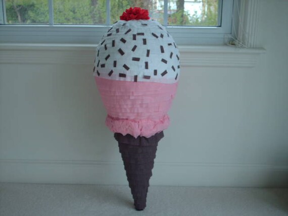 Ice Cream Cone Party Pinata Il_570xn