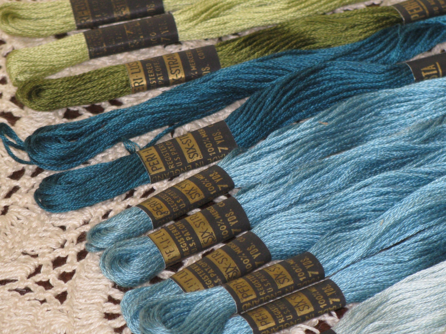 Vintage PeriLusta Embroidery Floss Cotton Beautiful by