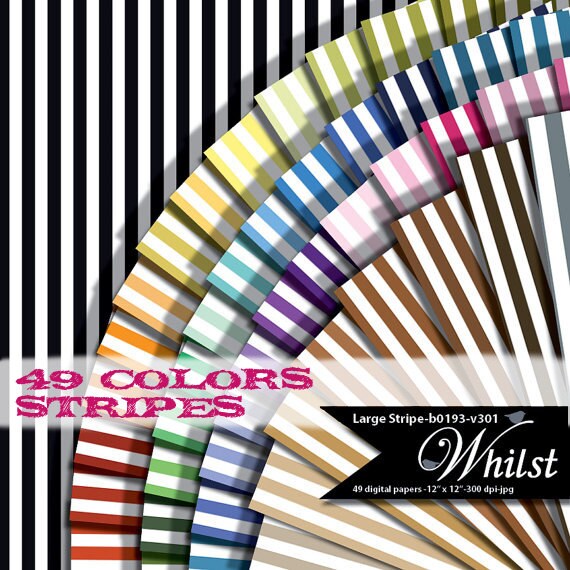 SALE Stripe digital paper scrapbook geometric background : b0193C v301 IP Il_570xn