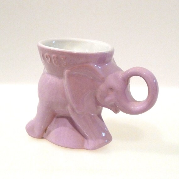 Download Frankoma Pottery Elephant Mug 1983 Republican Party GOP