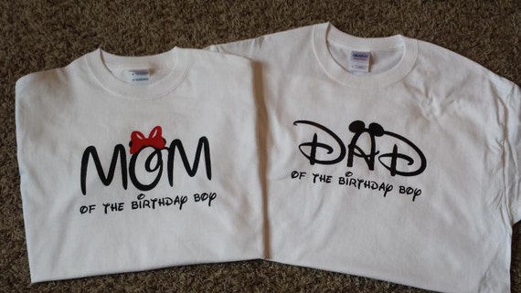 birthday shirts for mom and dad