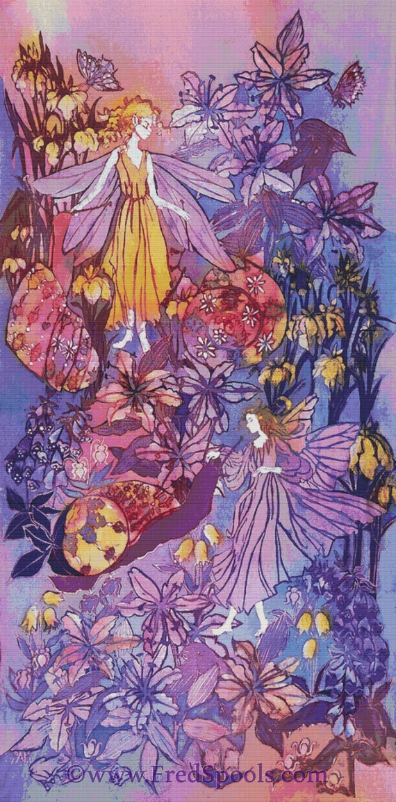 EXTRA LARGE Counted Cross Stitch Kit By Pam Muller by FredSpools