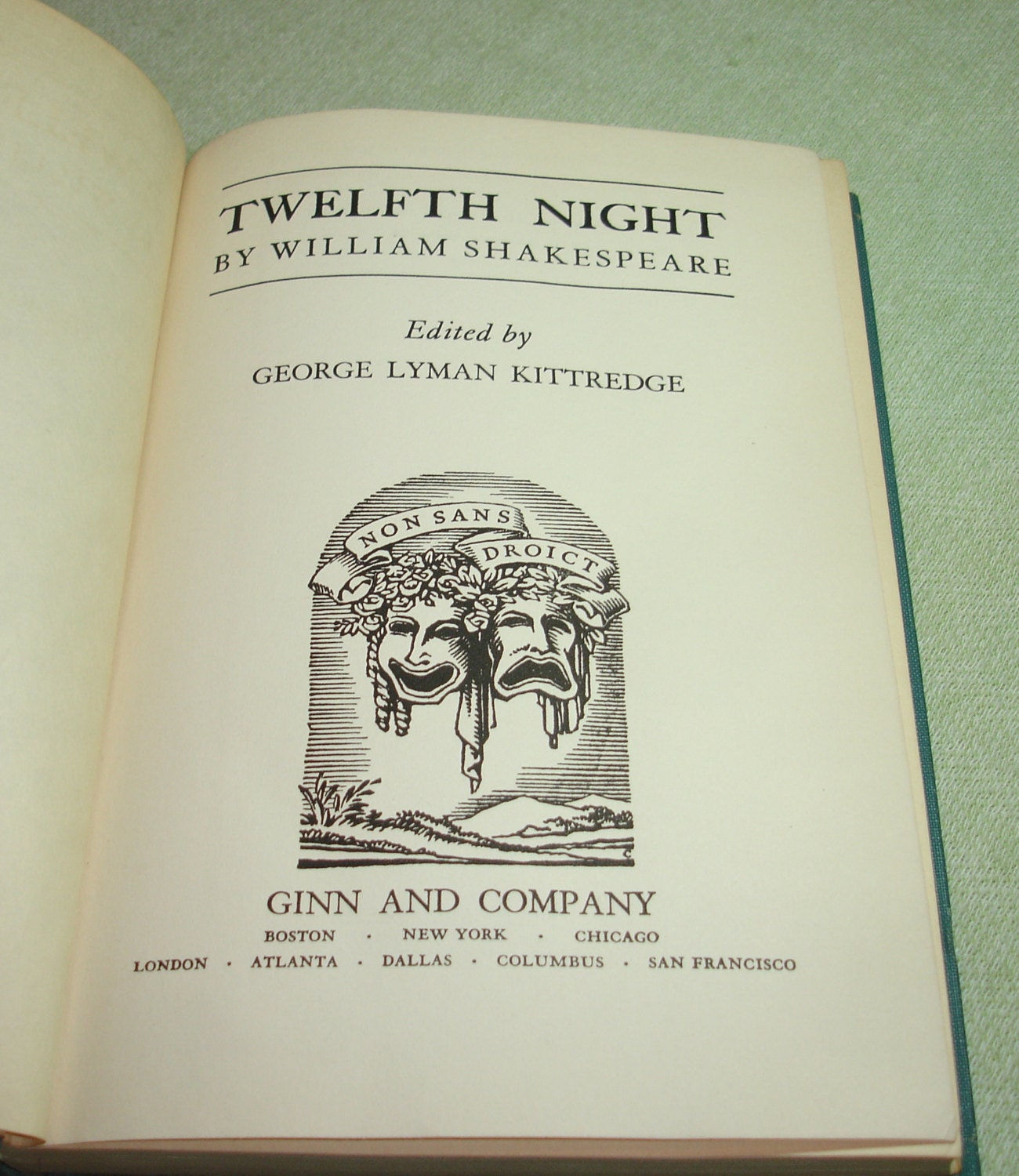 William Shakespeare Twelfth Night Vintage by HarmoneesCreations