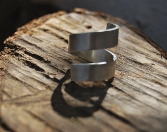 Wrap Ring - Sterling Silver Ring - Handmade - minimal design
