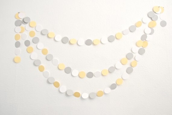 Paper Garland - Baby Shower Decoration - Gender Neutral Shower - 14ft Il_570xn