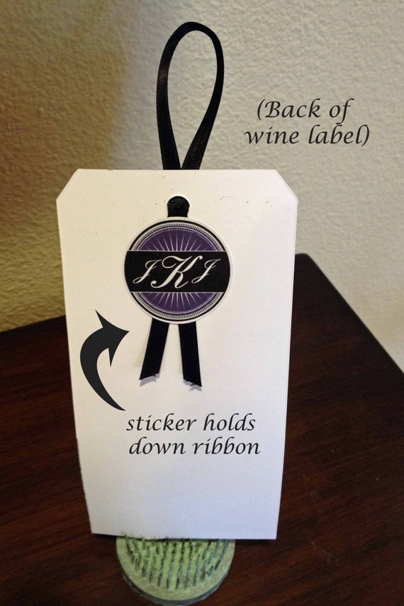 Custom Wine Bottle Tag Wedding Custom Wine Bottle Tag Birthday
