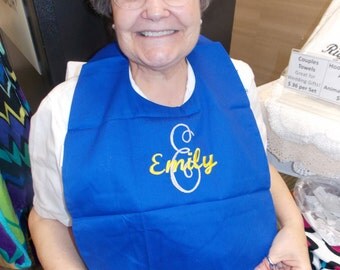 Adult Bib Personalized Adult Bib Velcro Adult Bib Special Needs Bib Monogrammed Adult Bib Holiday Adult Bib Holiday Bib Gag Gift
