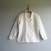 White Shirt Womens Blouse 70's 80's Long Sleeve Cotton Blouse Size M Secretary Blouse Country Style Embroidered Blouse