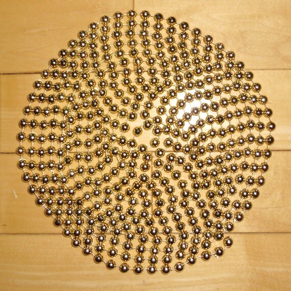 Gold Beads 2 Plastic Gold Bead Strings 177 and