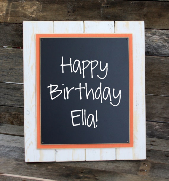 Chalkboard Sign Wedding Sign Distressed Wood Stand Up