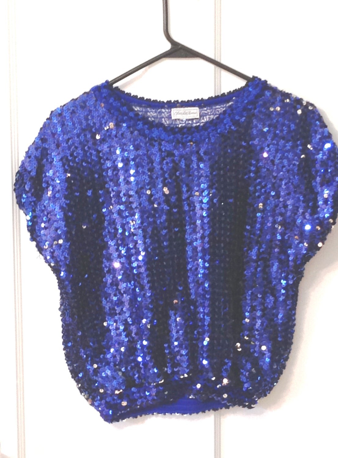 Vintage Evening Glitter Blouse From Saks Fifth Avenue