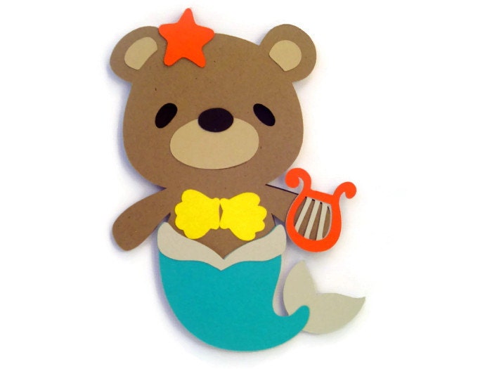 mermaid teddy bear