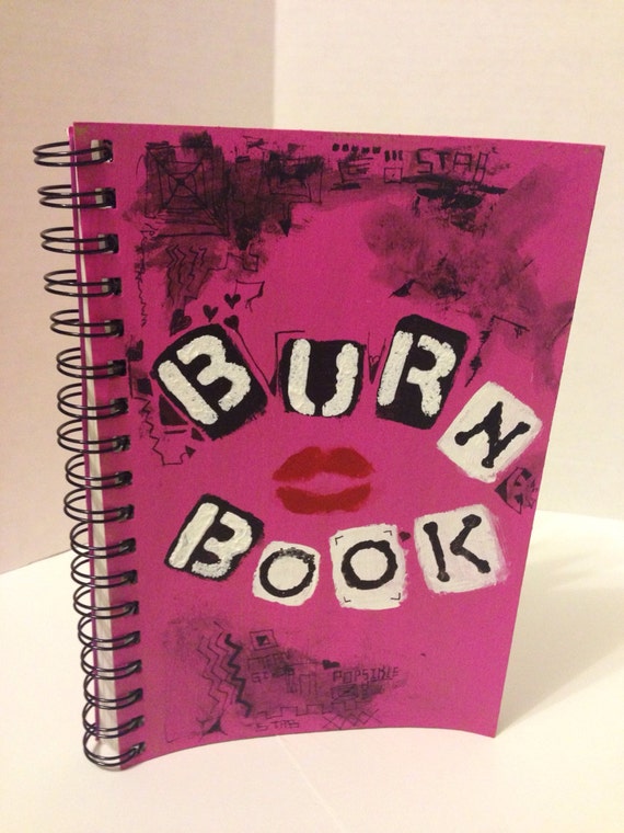 Mean Girls Burn Book Blank Journal by PopsikleShop on Etsy