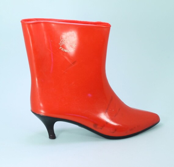 red rubber boots for sale