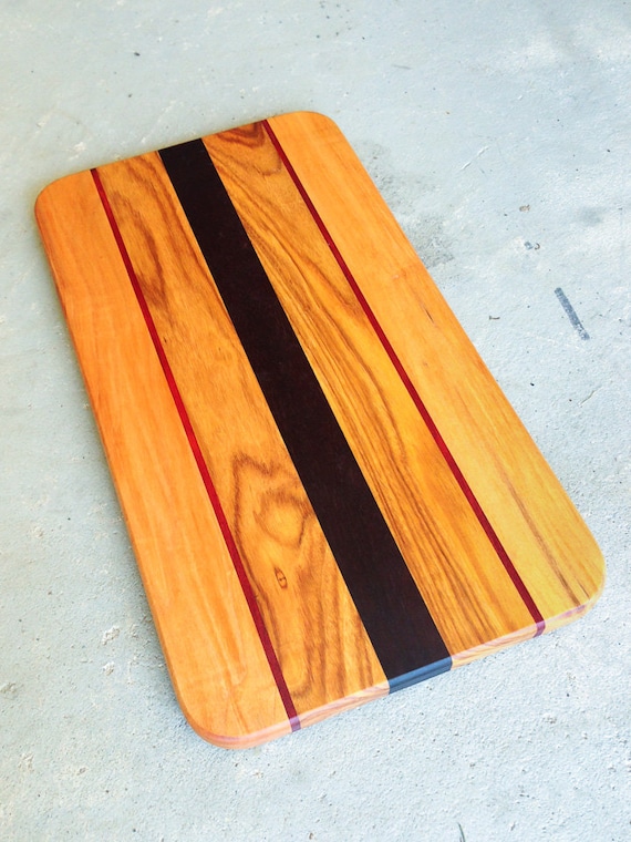 Custom Exotic Wood Cutting Board by designableco on Etsy