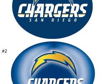 Custom made Boutique Pageant 3pc San Diego Chargers theme infant tutu set with matching bottlecap hairbow size 3 month