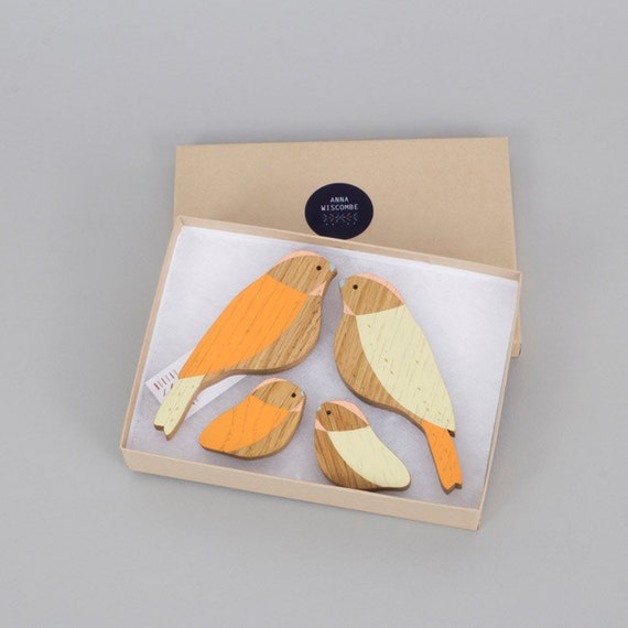 Wooden Wall birds Family sets Mother's Day Gift