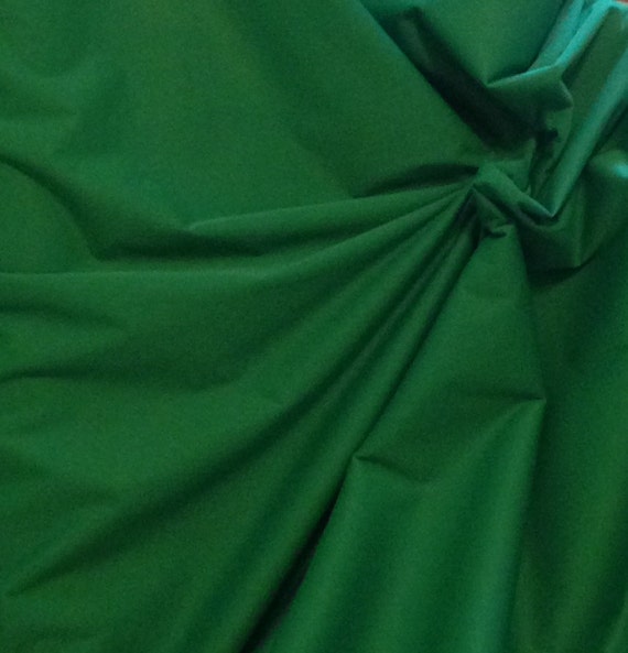 Kelly Green Waterproof PUL Fabric By The Yard by MyLittleBeeStore