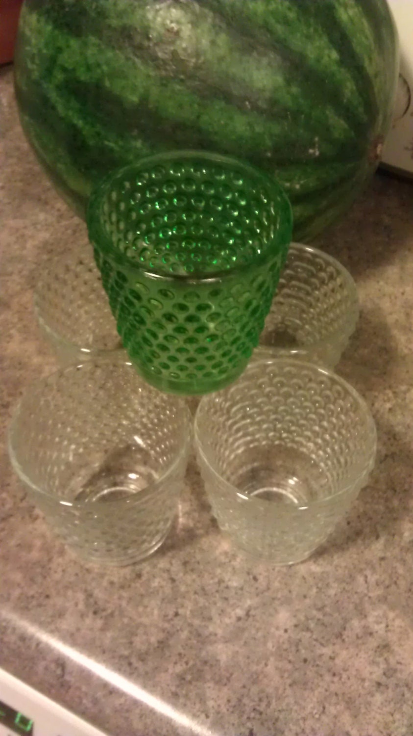 Vintage hobnail votive candle holders NOT Thousand