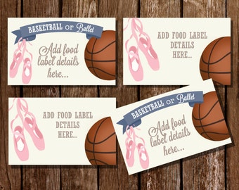 Basketball gender reveal party – Etsy