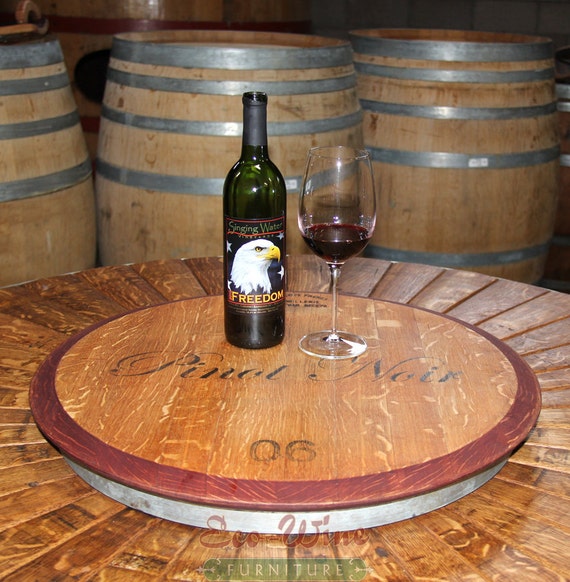 Wine Barrel Lazy Susan Handmade   Il 570xN.591972417 E3sl 