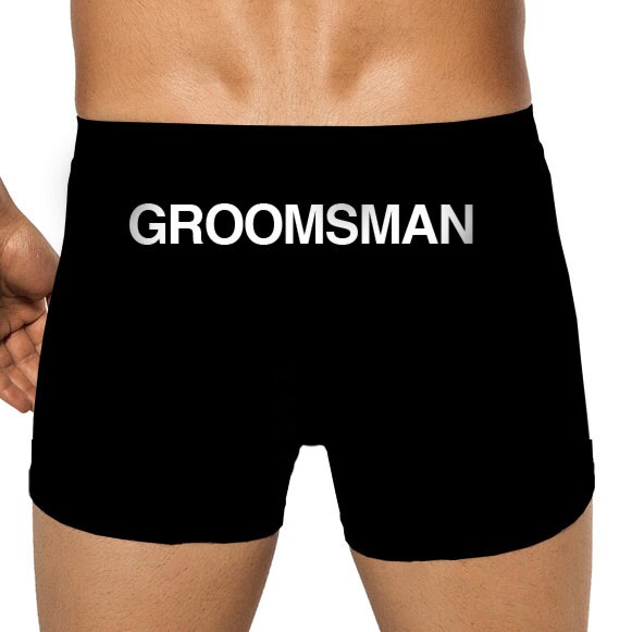 Groomsman Boxers / Underwear by Trunkoflove on Etsy