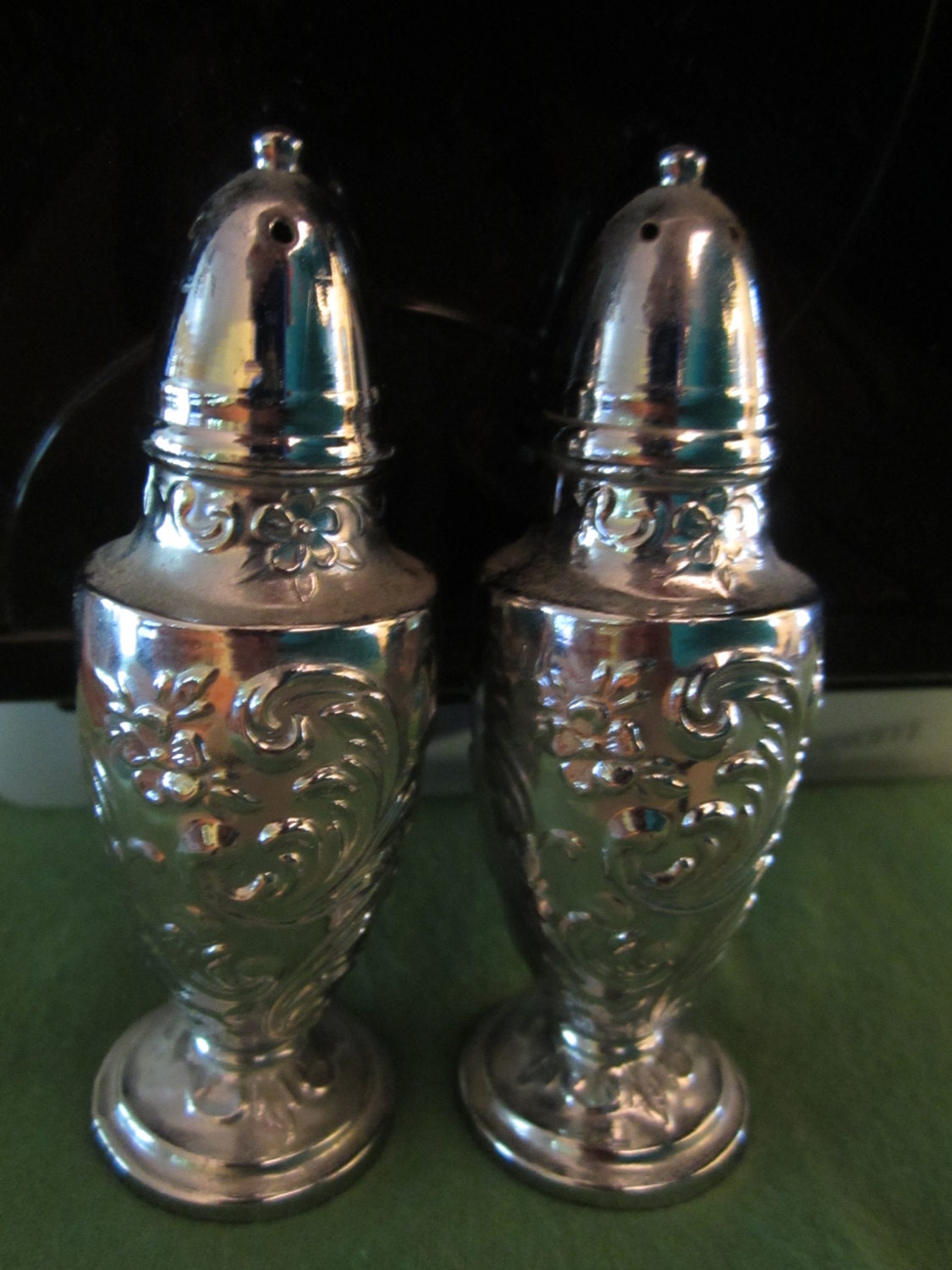 Antique Salt and Pepper Shakers by CrookedStickAttic on Etsy