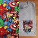 Avengers Paige's Pocket Tee