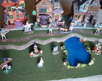 Dept 56 Lemax Village Display Base Platform Halloween H17