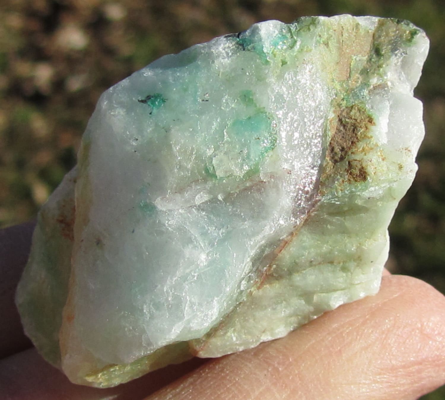 AJOITE Quartz Crystal-Messina S. Africa-Natural Rough1Rare