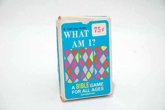 What Am I Bible quiz card game from Zondervan by