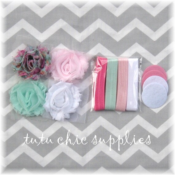 shabby chic headband kit 4 make 12 diy headbands baby tutu chic supplies 12 diy baby headband by shabby chic headband kit 4 make 12 diy headbands baby tutu chic supplies 12 diy baby headband by