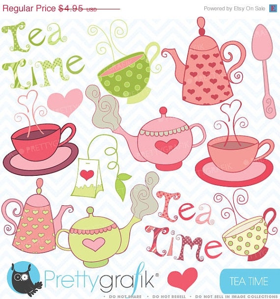 80% OFF SALE Teapot clipart, commercial use, vector graphics, digital clip art, digital images - CL405 Il_570xn
