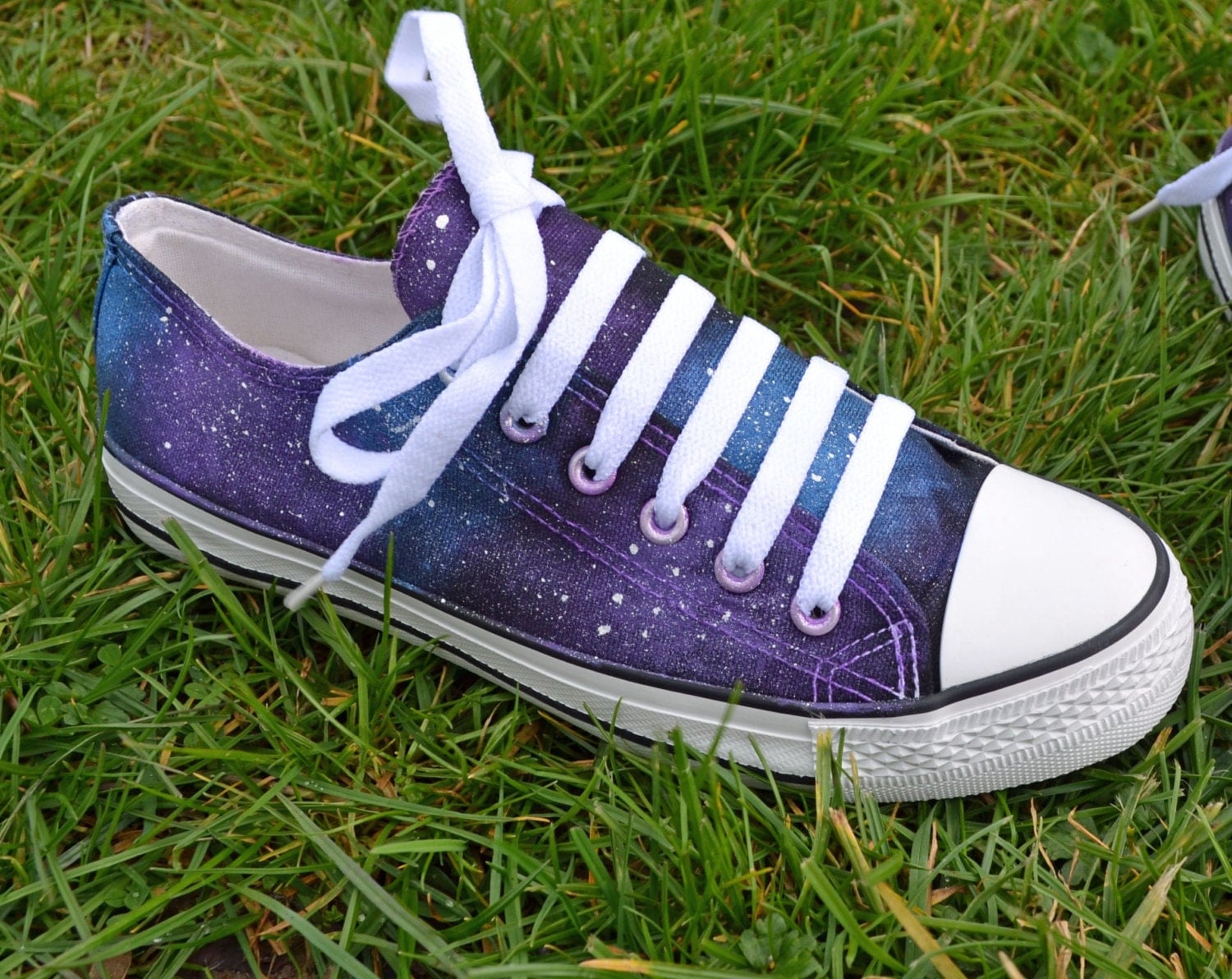 Galaxy Low Tops NOT branded Converse Galaxy Sneakers Galaxy