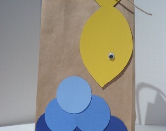 Goldfish Theme Favor Bags / Candy Bags