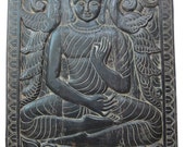 Yoga Decor Wall Panels Blessing Buddha Wall Haning Art India Vintage