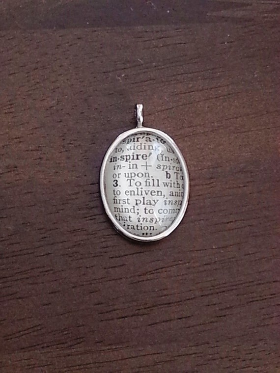 Dictionary Definition Inspire Charm w/ 18