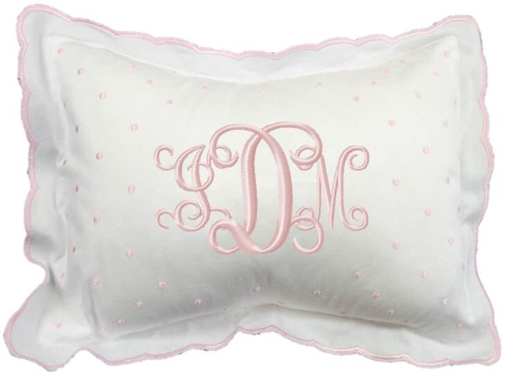 Baby Pillows For Crib monogrammed baby pillow crib nursery pink by Baby Pillows For Crib monogrammed baby pillow crib nursery pink by