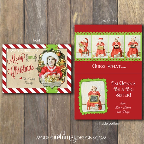 25 pregnancy announcement christmas card by 25 pregnancy announcement christmas card by