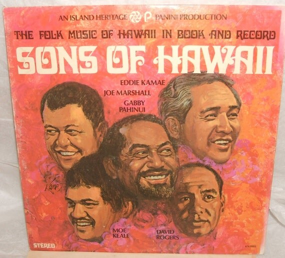 Folk Music Of Hawaii In Book And Record Sons of Hawaii by ManHoard