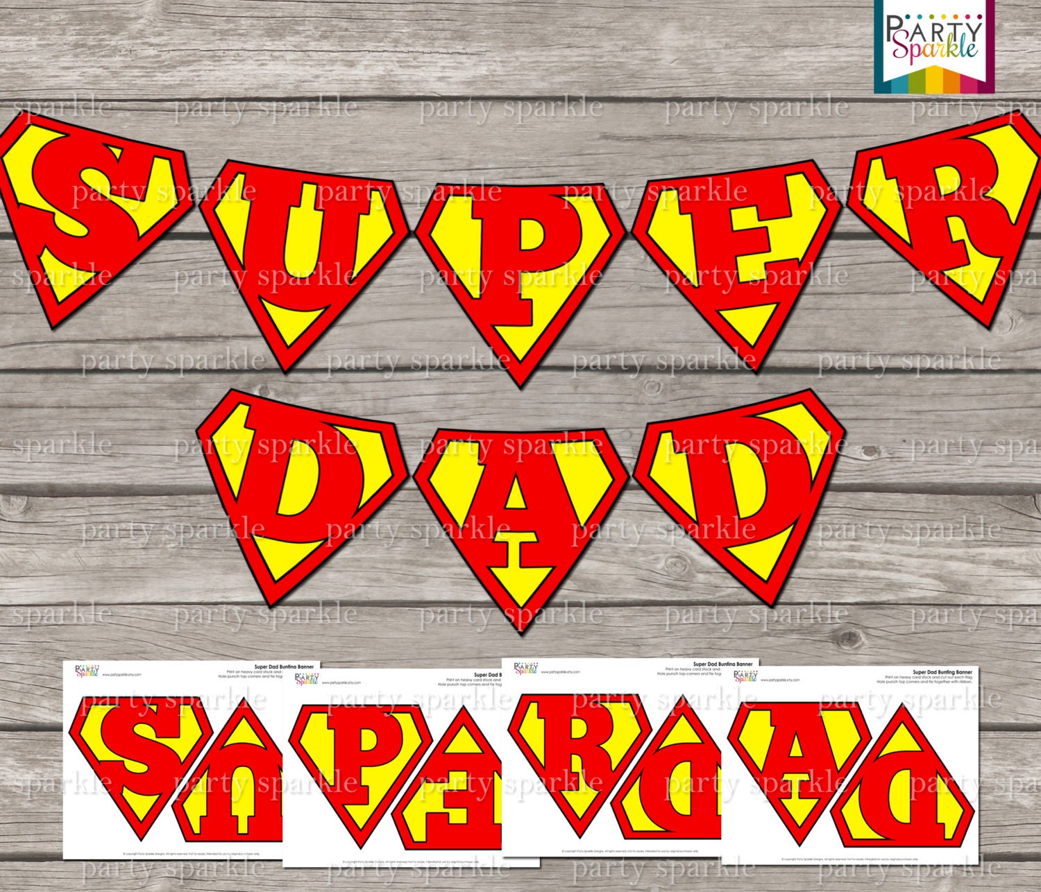 instant-download-super-dad-father-s-day-bunting-banner