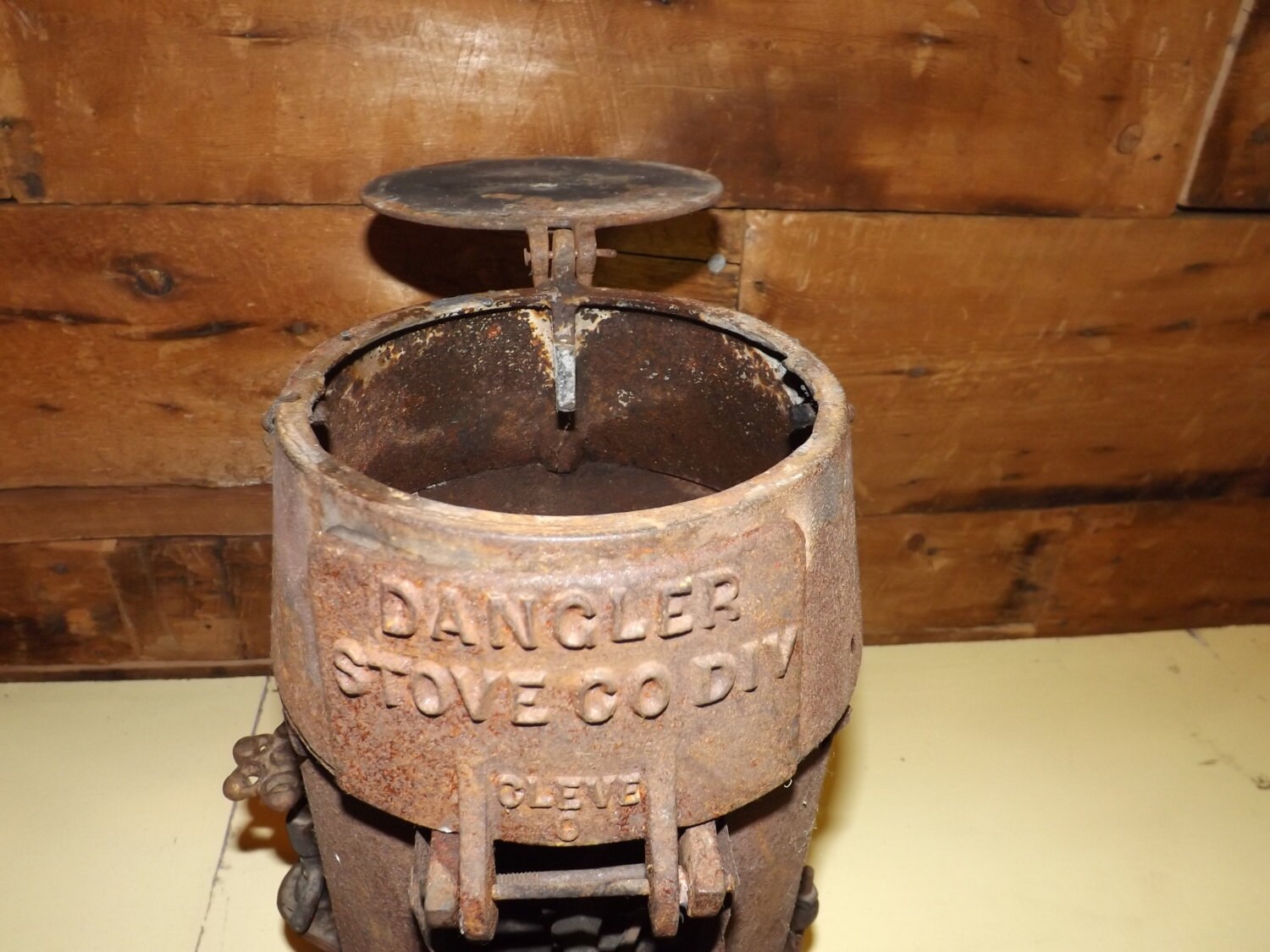 Vintage Lead Melting Burner Stove/