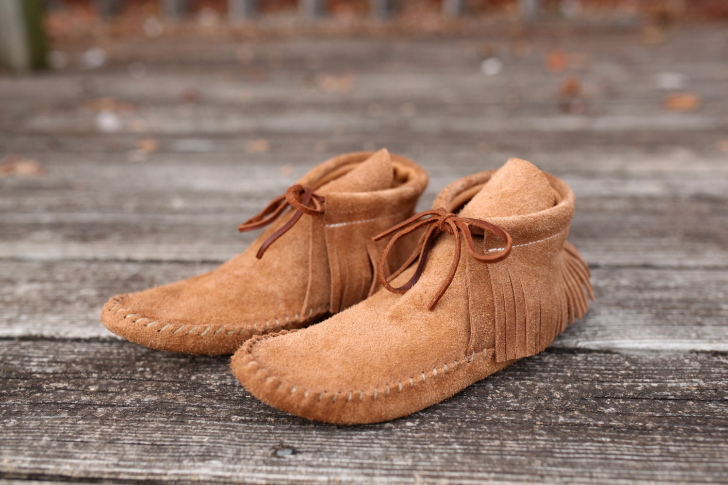 leather boot moccasins